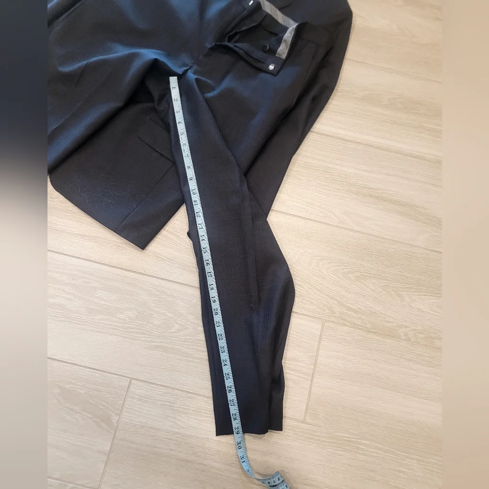 Calvin Klein Men's Pin Stripe Two Button Formal Suit - Picture 12 of 16